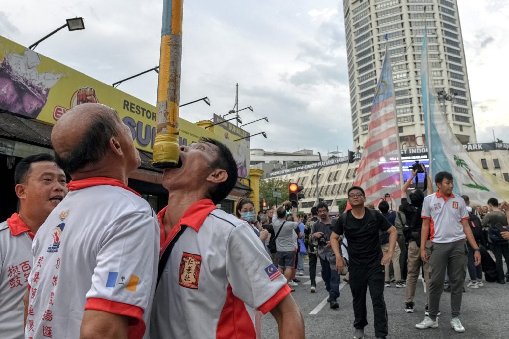 槟大旗鼓游行旧关仔角盛大举行，联合国教科文组织代表也共襄盛举