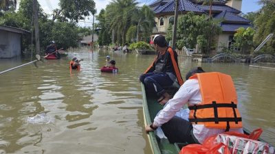 泰南水災死者增至29人 逾3萬人流離失所