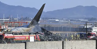 韩国客机坠毁| 韩国空难飞机  前一天才飞桃园