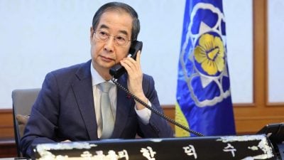 韩国总理韩悳洙接受警方非公开调查