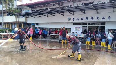 做足防洪措施10多年  益群小学无奈破功