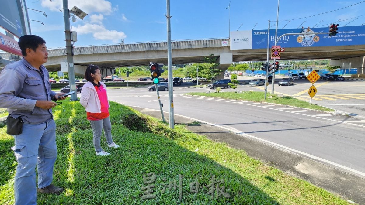 NS2主文／双溪乌绒路交通灯绿转红速度太快 庄雪和：智能交通灯仍在测试中 