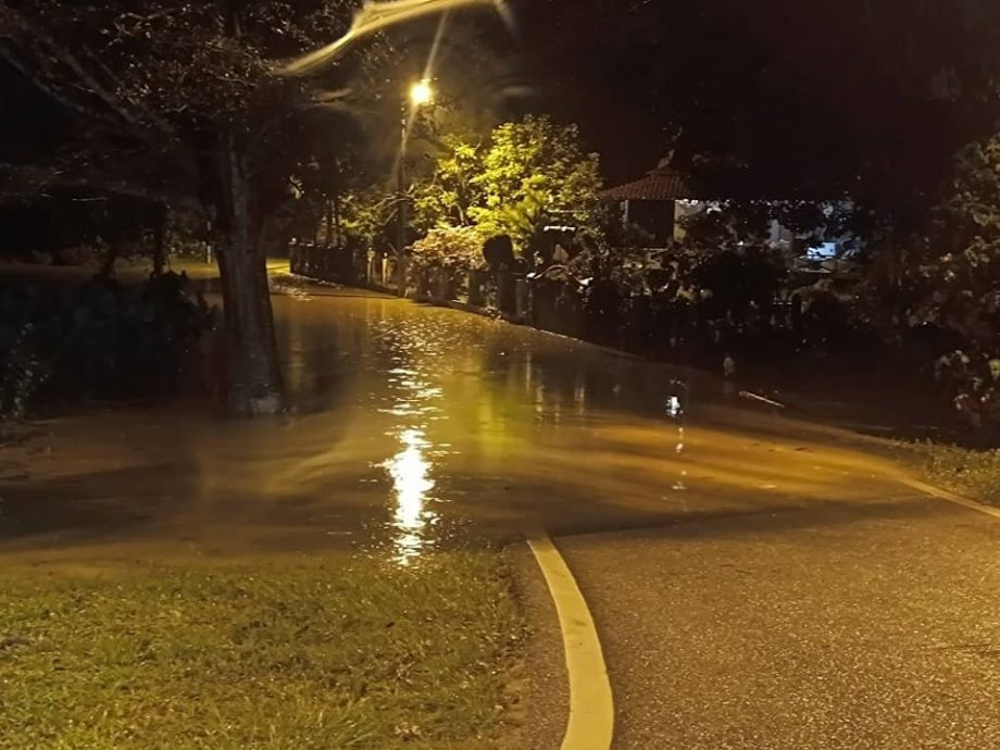 NS淡边／淡边县雨不断 设3临时疏散中心 安顿两百灾黎