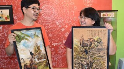 夫妻档画家创作20年 本土山海经 神兽异想