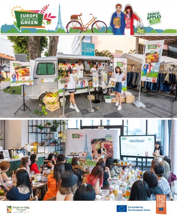 (Top) Interfel Singapore Roadshow, (Bottom) Interfel Singapore Kombucha Workshop