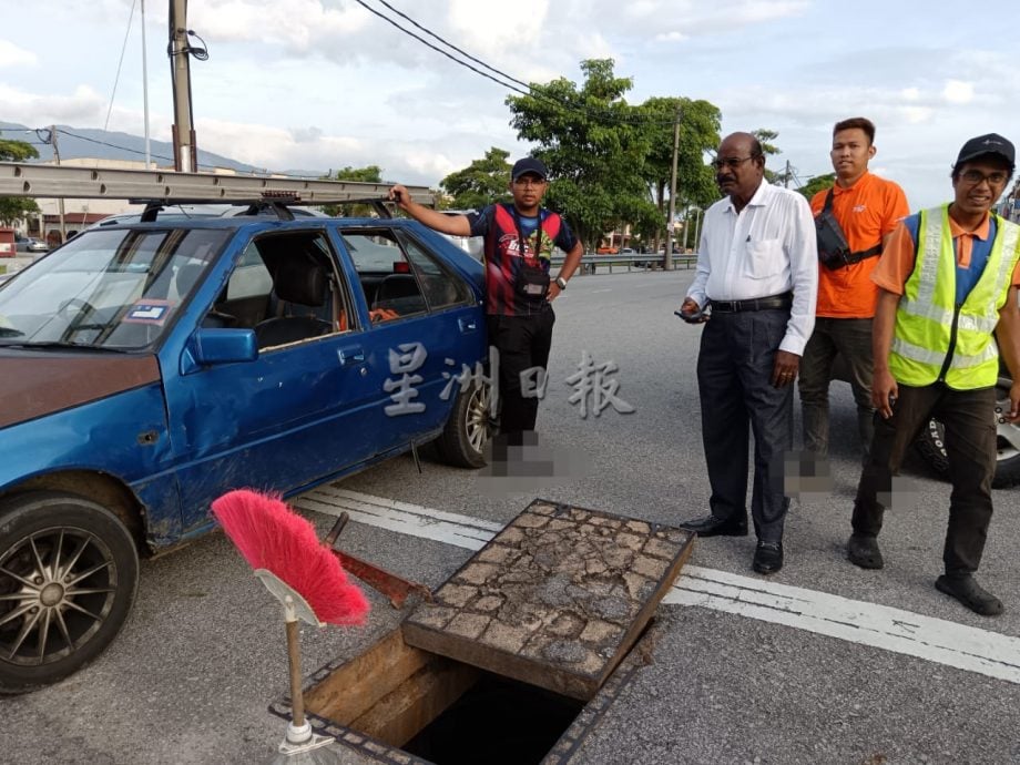 供星洲网：龙城花园地下电缆窃匪食髓知味；留下手尾危及道路安全