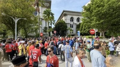 声援纳吉集会 | 截至中午12时   逾1000人出席挺纳吉