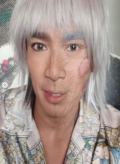 *已签发*柔：狮城二三事：黄俊雄首演反派 耗3小时化恐怖“阴阳脸”