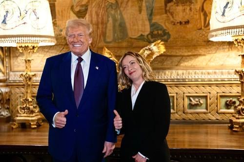 USA ITALY DIPLOMACY:Italian Prime Minister Meloni visits Trump’s Mar-a-Lago resort