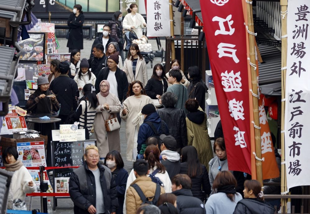 日本去年游客人数创纪录达3690万人次　中韩台游客最多