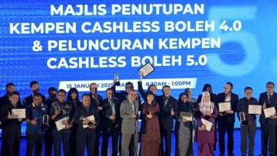 Cashless Boleh 4.0   去年录1.4亿无现金交易