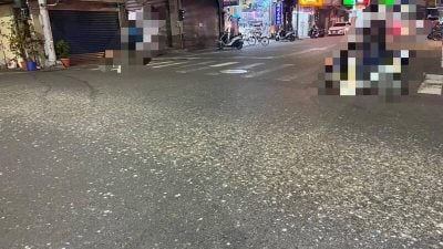 台湾高市林园大批小鸟电线上开趴 排泄物害骑士自摔