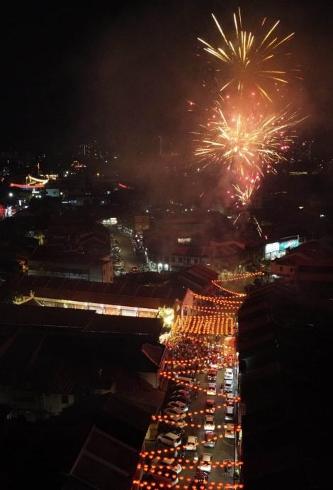 （大北马）大山脚福德正神会大红灯笼亮起来，给大山脚添春意