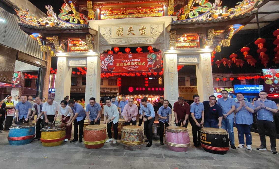 （大北马）大山脚福德正神会大红灯笼亮起来，给大山脚添春意