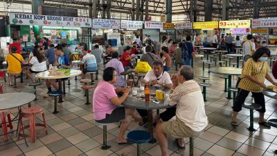 打工族还在休长假   峇央峇鲁巴刹生意凉凉