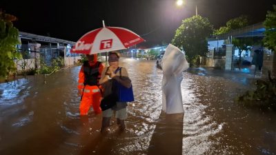 边佳兰水灾   87人疏散至临时中心