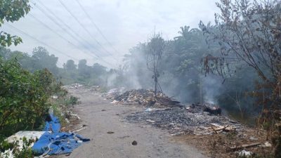 非法垃圾场著火 “毒烟”飘至200公尺外的Eco Forest住宅区