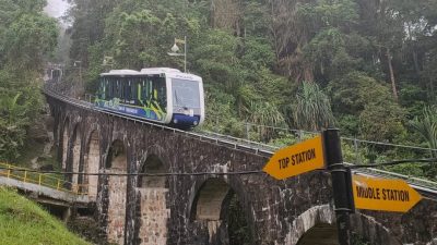 坐缆车登顶解锁更多   深度游升旗山“寻宝”