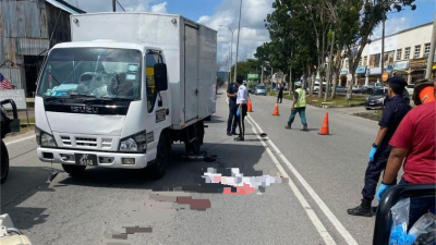 加亨大街致命车祸 老人过马路遭罗里辗毙