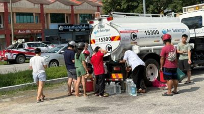 水管破裂抢修逾一天未完成 下霹雳马登巴冷水供中断