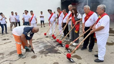 维修广场动土   勇全殿要筹50万