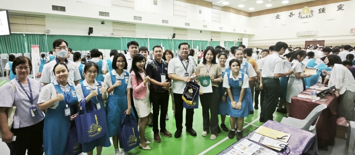 （大北马）槟留台同学会在钟灵独中，办槟台湾教育入校宣导