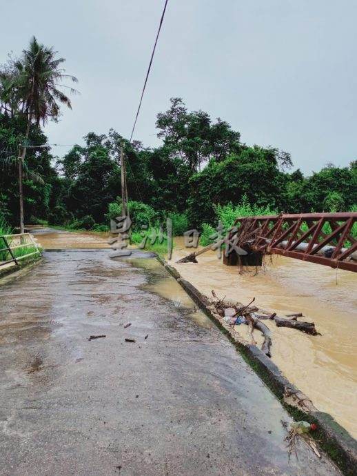 NS淡边／利民济低洼区遇暴雨，河水泛滥 多户淹水