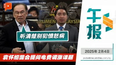 袁怀绍国会质疑电费涨价课题 安华怒怼：别犯愤怒病