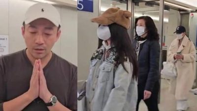 大S猝逝｜小S女儿提早返台被捕获  汪小菲泪求多说大S好话