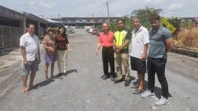 金马扬美华花园道路 马华支会争取拨款铺路