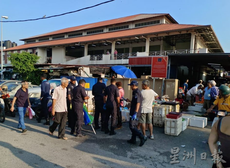 引交通阻塞 卫生问题 怡市厅扫荡不合法档口