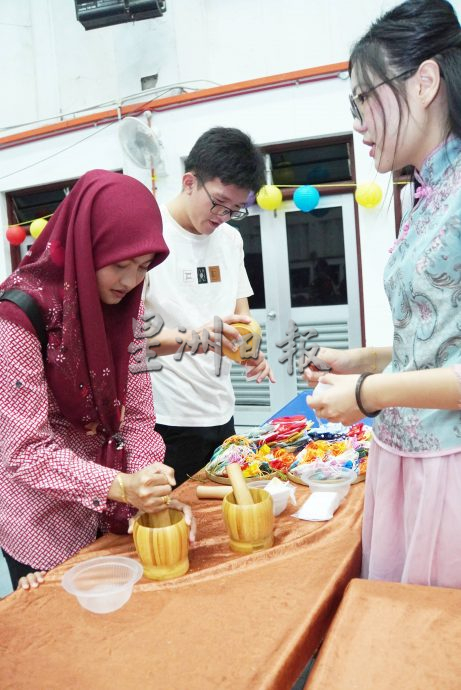 （大北马）玻师范华文学会新春晚会传统美食文化，友族讲师学员享受其中